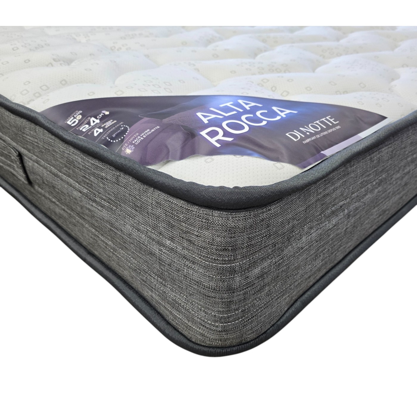 Ensemble Matelas + Sommier + Tête de lit ALTA ROCCA|Literie et Matelas dinotte.com