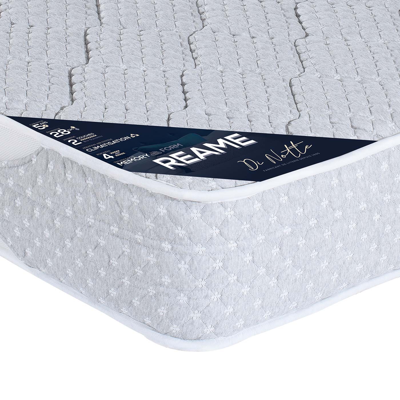 matelas mousse DIAMANTE|Literie et Matelas dinotte.com