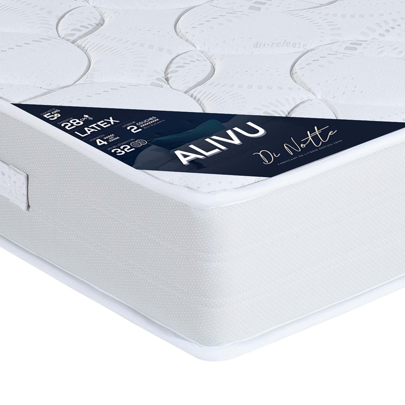 matelas latex ALIVU|Literie et Matelas dinotte.com