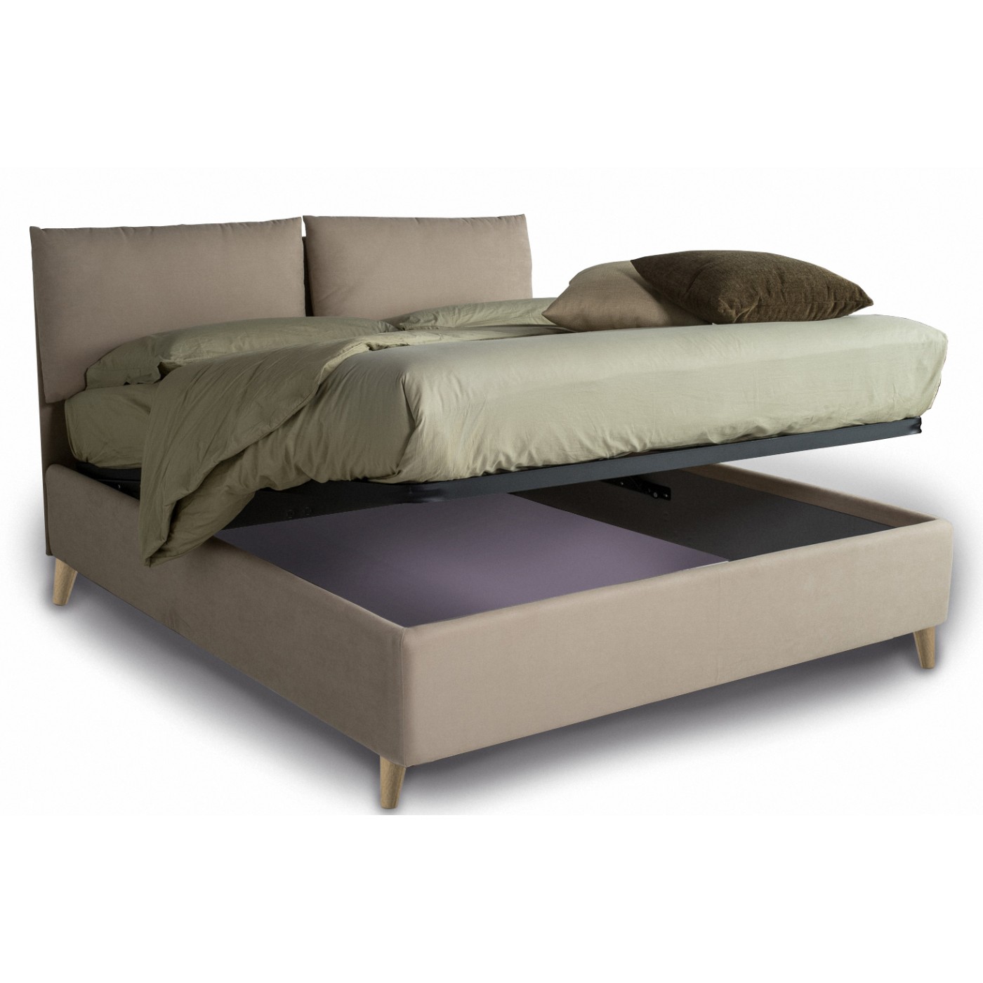 Lit coffre BIGUGLIA|Literie et Matelas dinotte.com