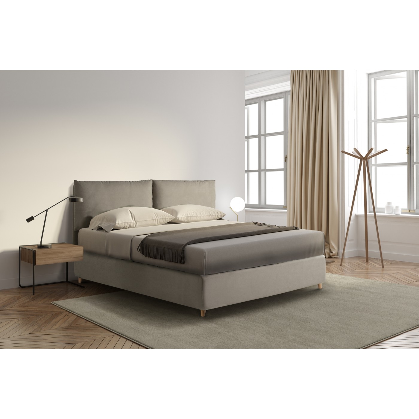 Lit coffre BIGUGLIA|Literie et Matelas dinotte.com